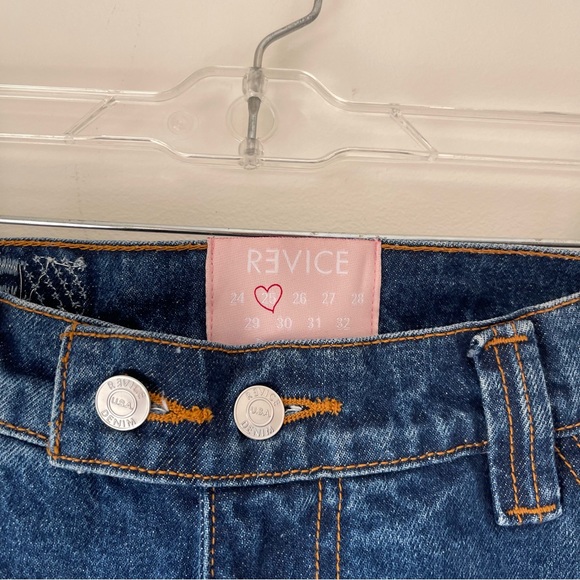 🦋 Revice Jeans Baja Cargo Ultra Blue NWOT Wide Leg Mid-Rise - Picture 4 of 6